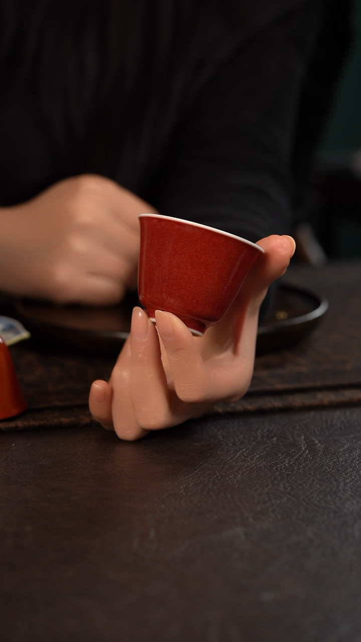 【闪购商品】杯云霞珍藏豇豆红铃铛杯