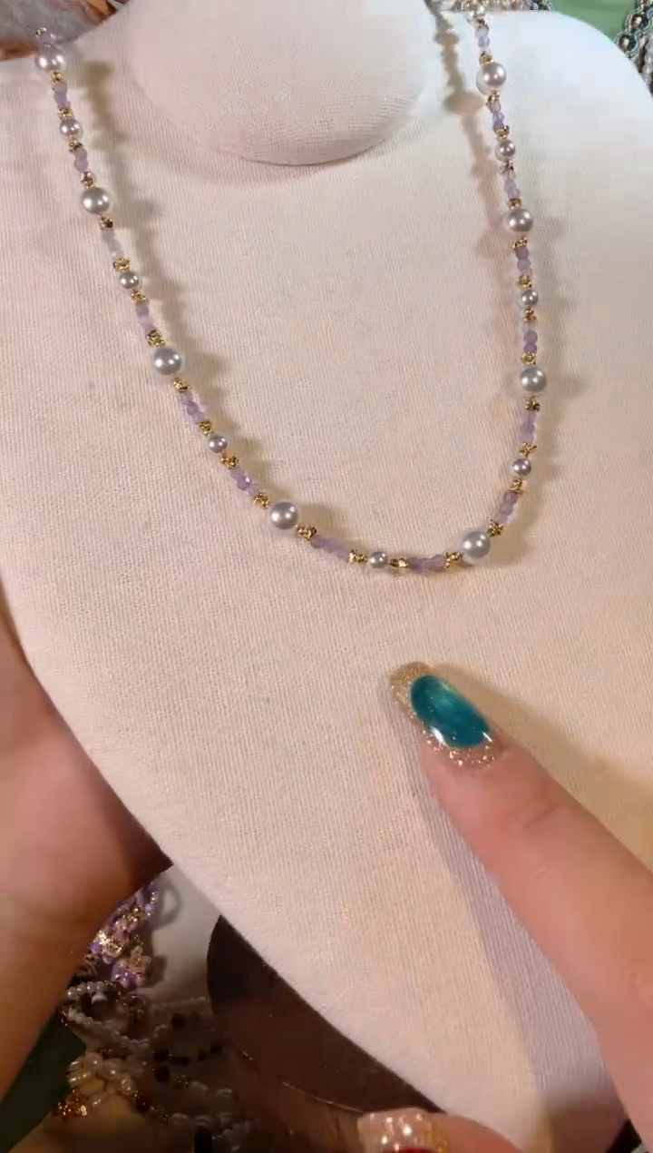 项链未镶嵌紫晶052