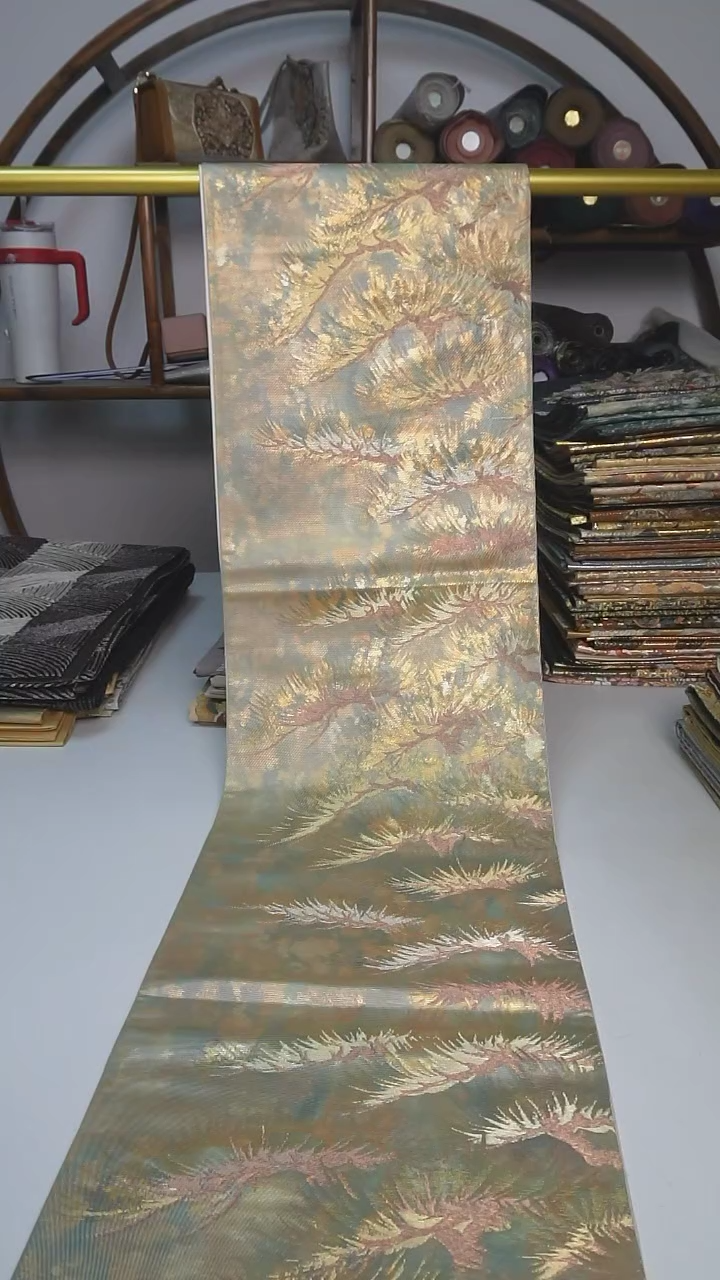 【闪购商品】织绣79西阵织六通松树