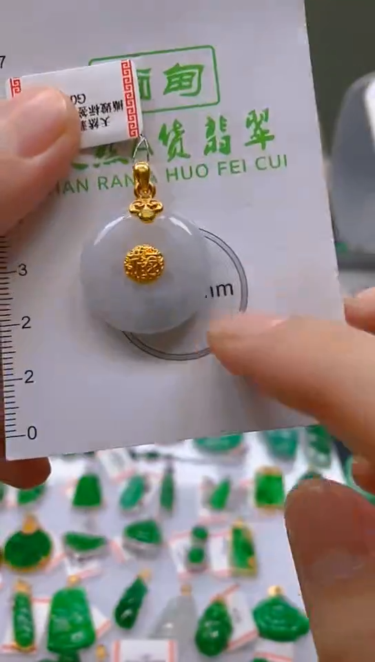 【闪购商品】翡翠颈饰18K金镶嵌新号开播，全场乱卖