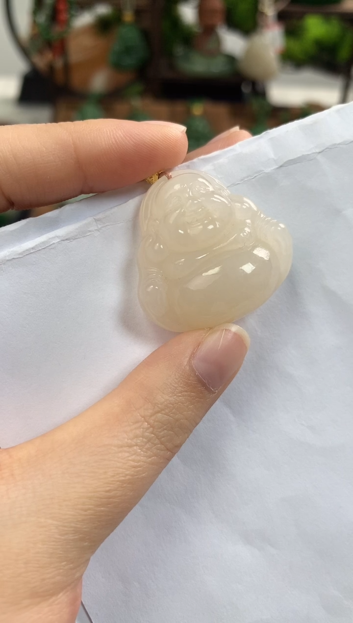 【闪购商品】和田玉颈饰未镶嵌吊坠30mm