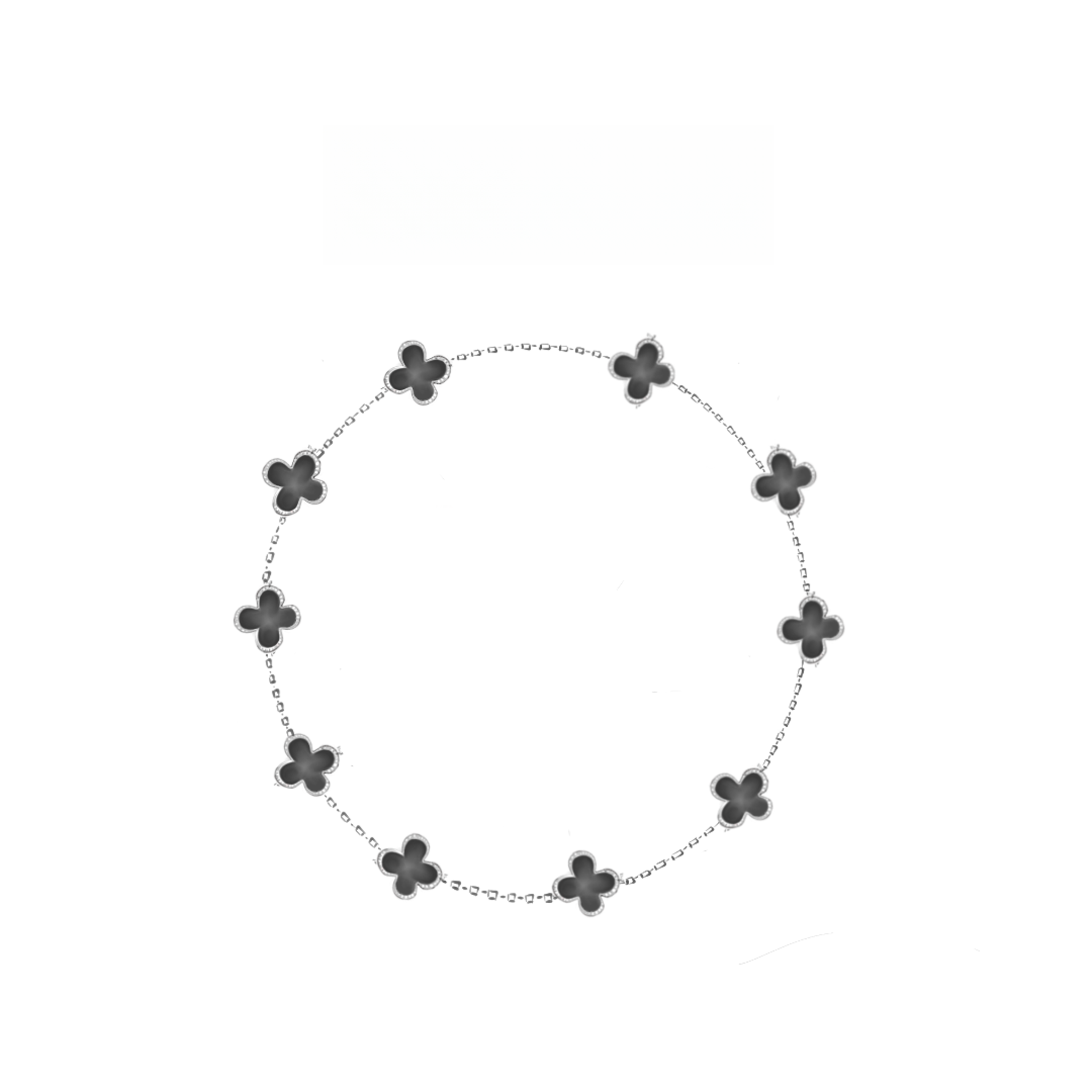 iosn 合金仿珍珠项链 W2【十花项链】 精致轻奢 气质百搭