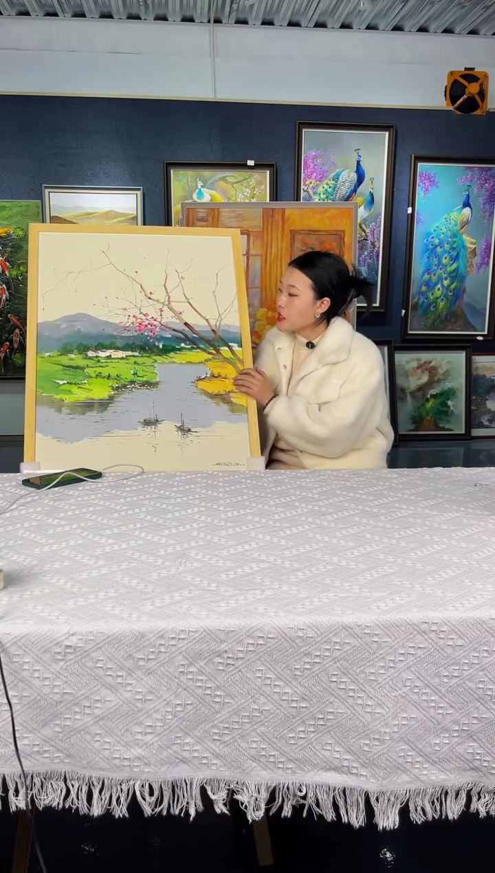 【闪购商品】油画53号 80*60 春-手绘油画
