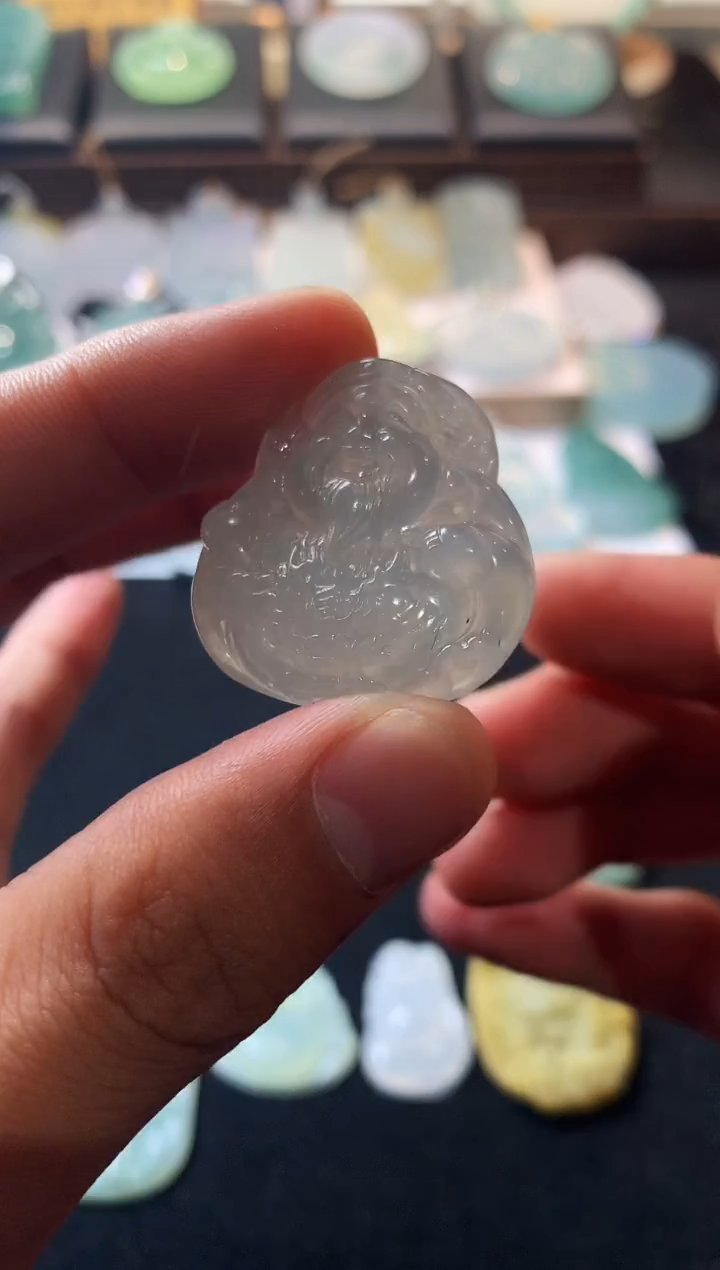 未镶嵌定制翡翠神**6 5036毛货不退不换