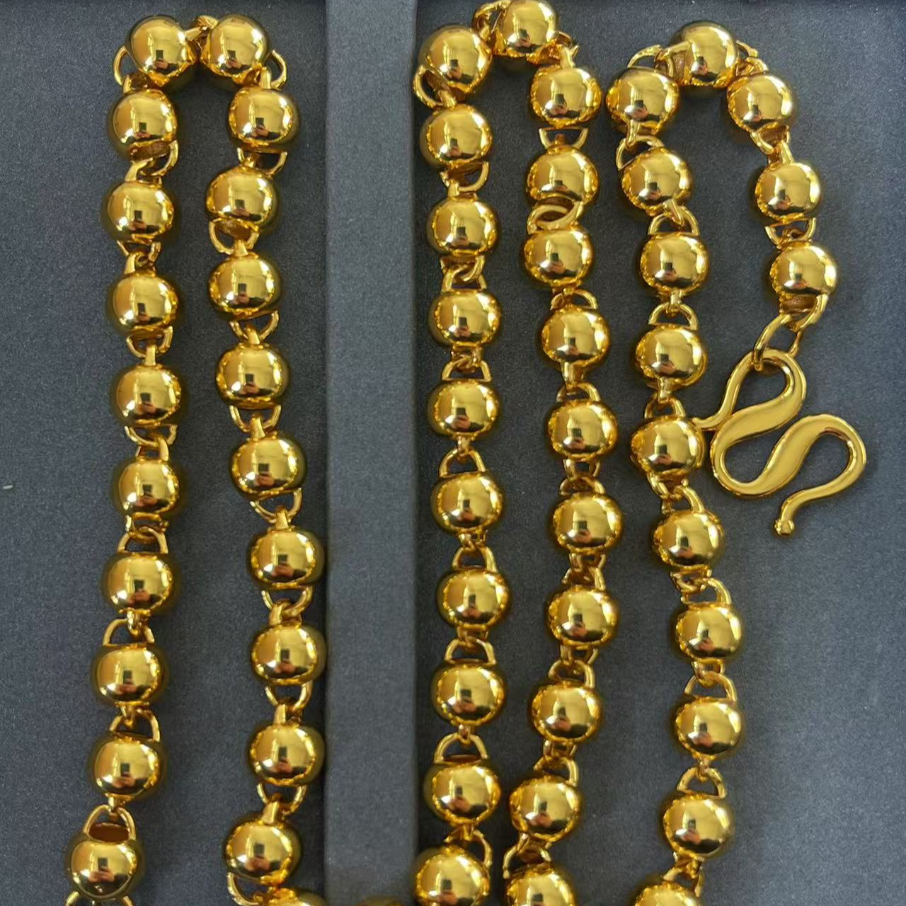 宝阁甄选黄大珠珠链215