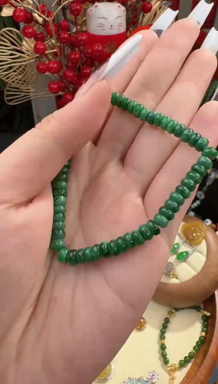 【闪购商品】翡翠颈饰未镶嵌珠串