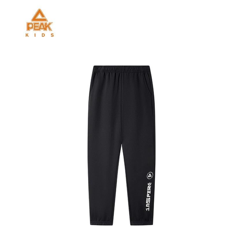 Peak/匹克儿童男童女童2025年新款针织透气舒适休闲裤DFK351015