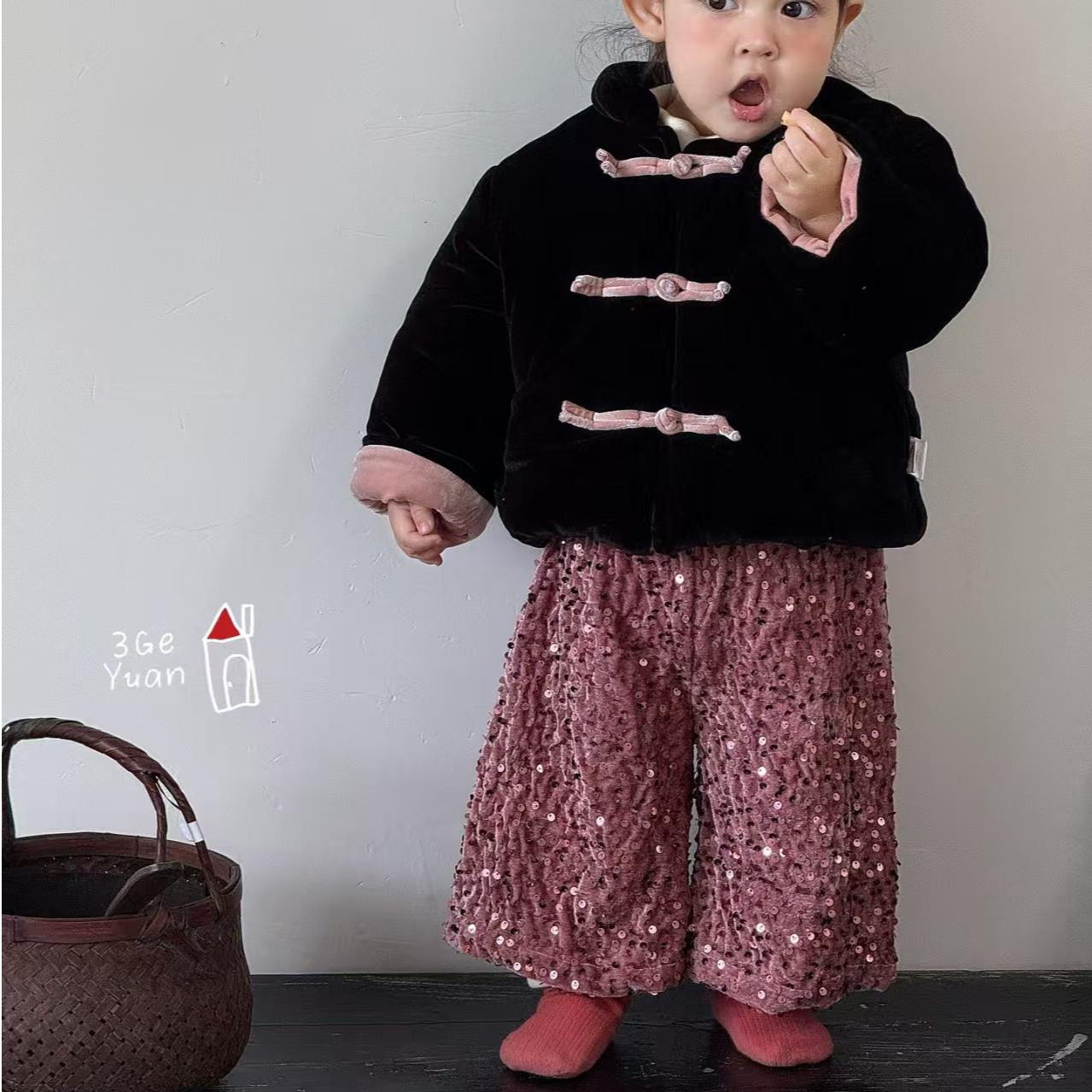 SGY---9100---中国风套装---黑色---NO退NO换