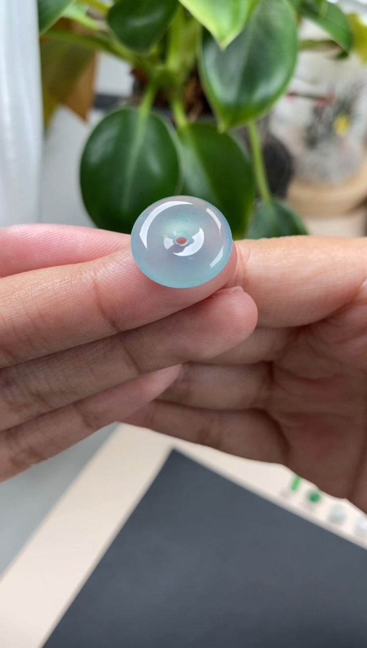 【闪购商品】翡翠颈饰未镶嵌翡翠冰晴平安扣