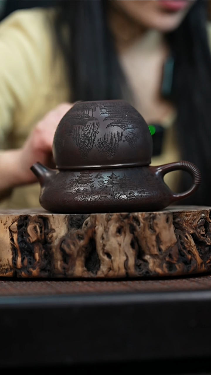 宜兴岁颐传砂原矿全手12+杯子