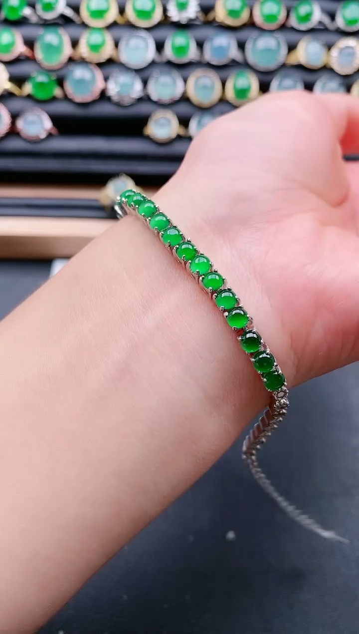 【闪购商品】翡翠戒指银S925镶嵌11111