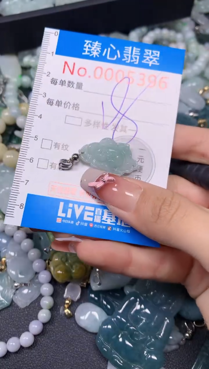 【闪购商品】翡翠颈饰未镶嵌含绳0005396