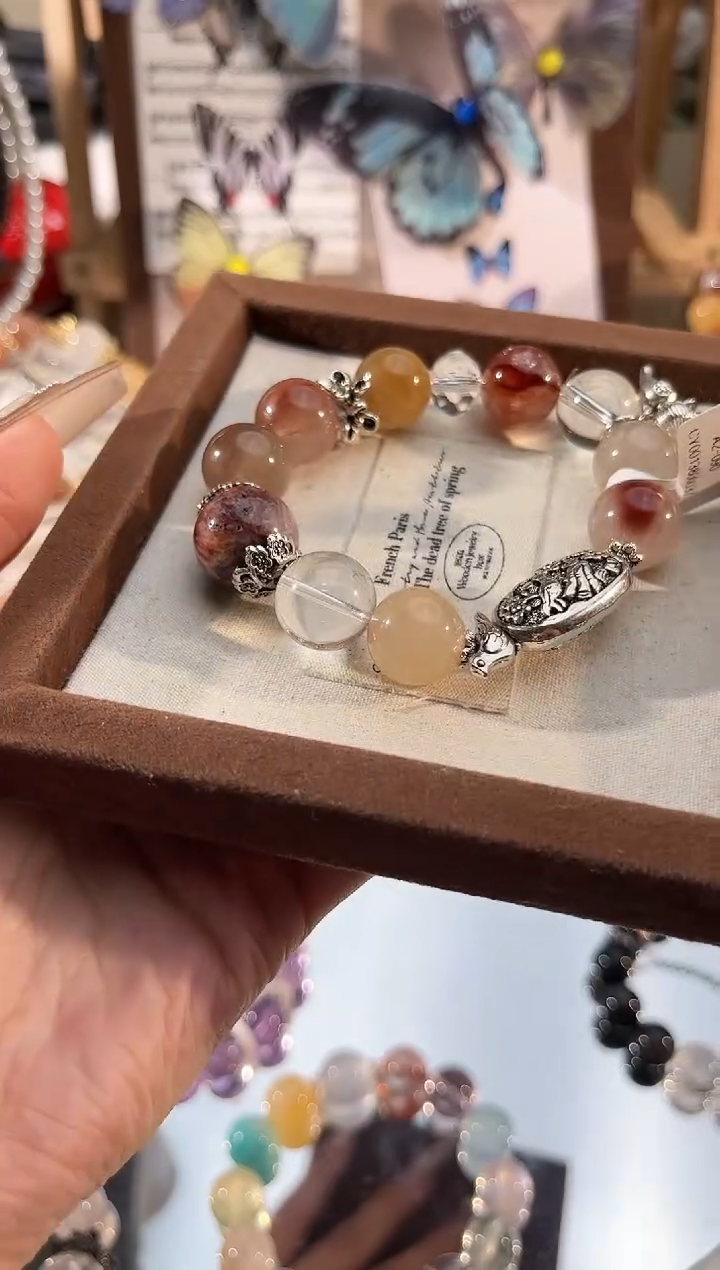 【闪购商品】水晶手链未镶嵌多样性发货颜色微差【拍两单！！】