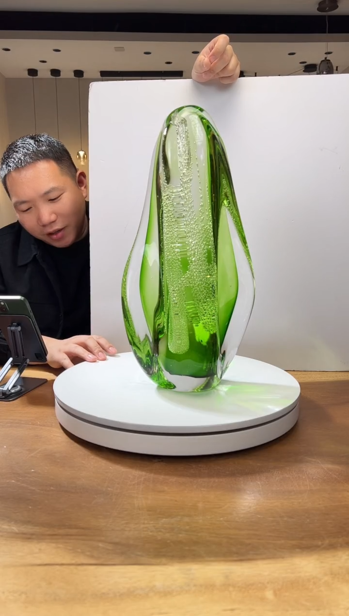 【闪购商品】茶宠巴比特美学 月虹 湖水绿42cm