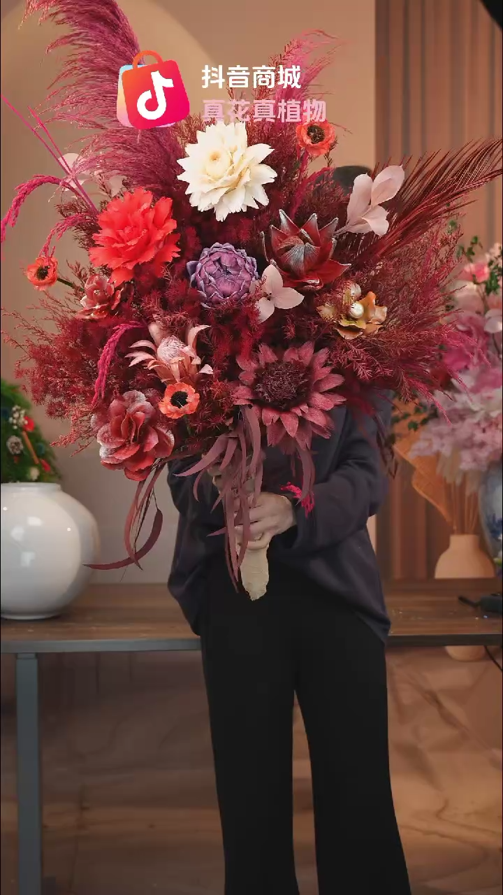 藤：           单花束