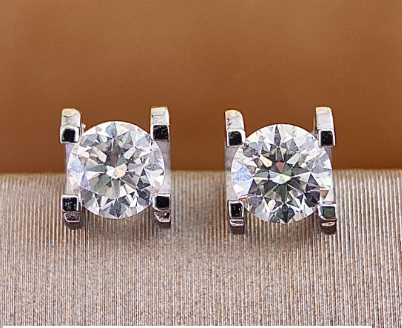 【玥霓高定】ZSES00130-5  重金 P50分牛头耳钉 ZSES