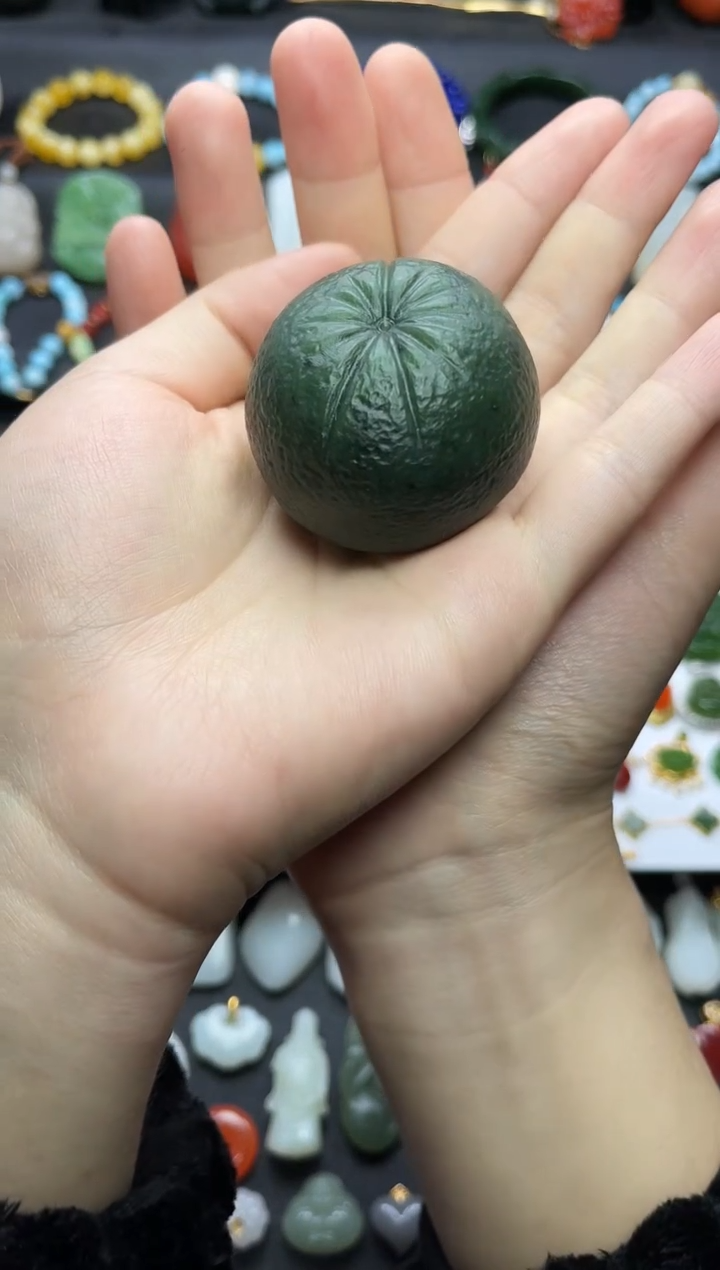 未镶嵌和田玉把件小青柑【定制】06