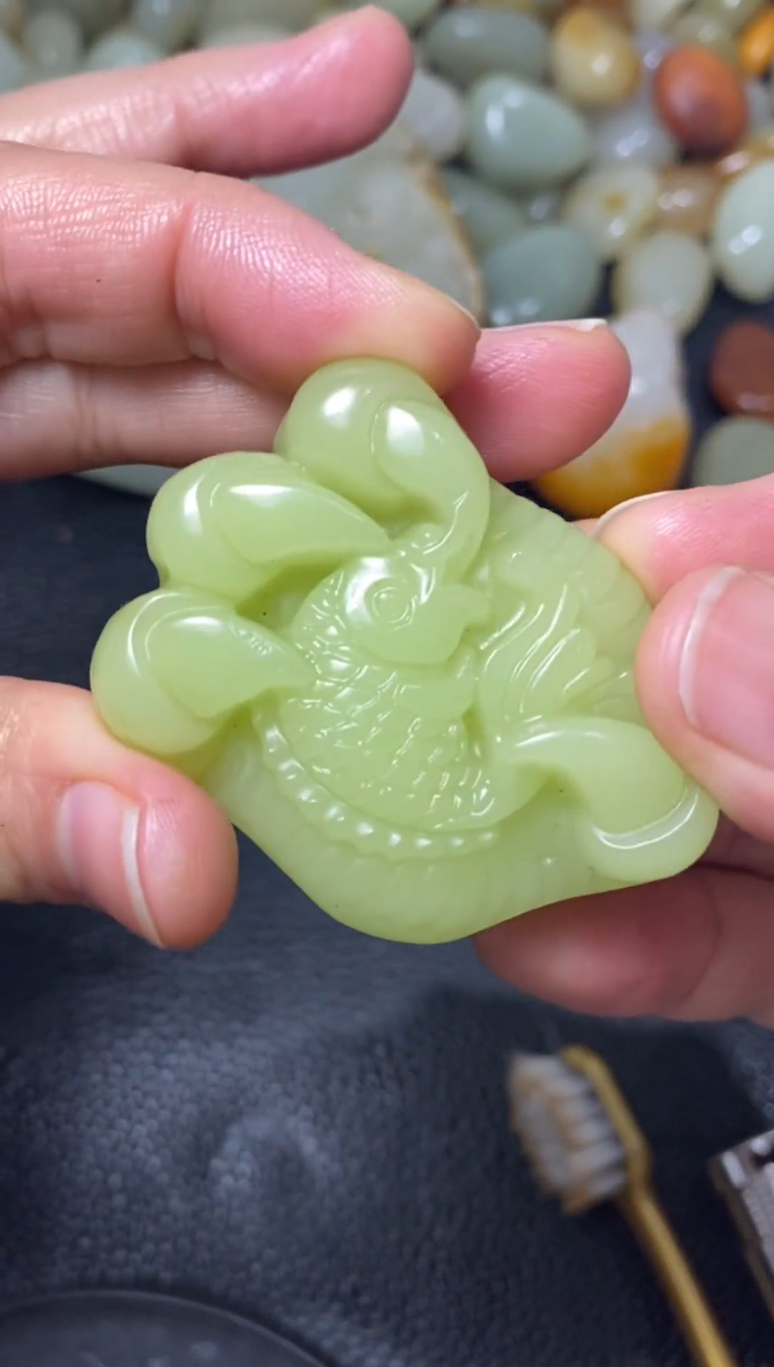 未镶嵌和田玉包链和田玉