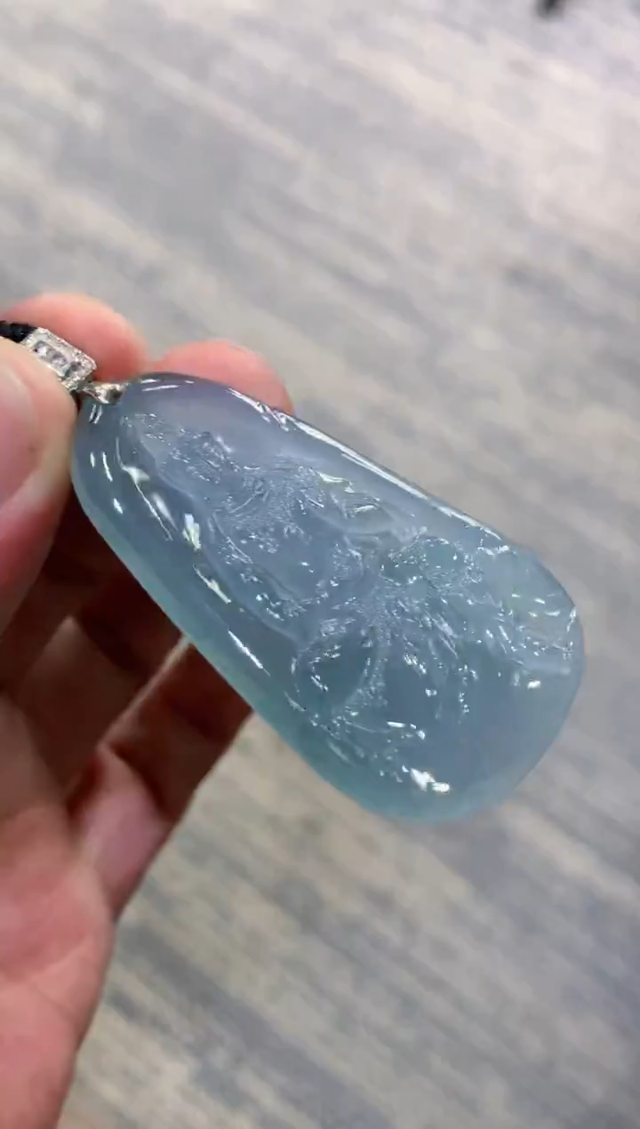 颈饰未镶嵌翡翠天然A货翡翠
