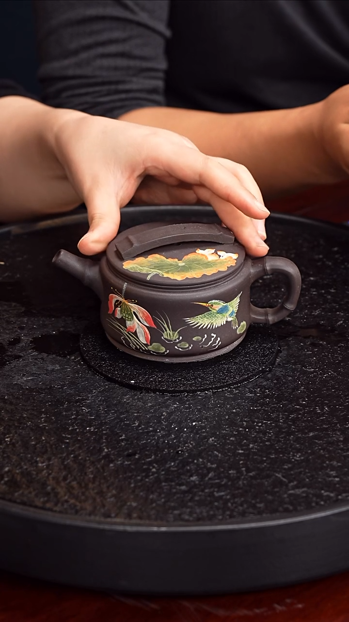 茶壶紫砂御煌窑 汉瓦89 云雾天青 240毫升