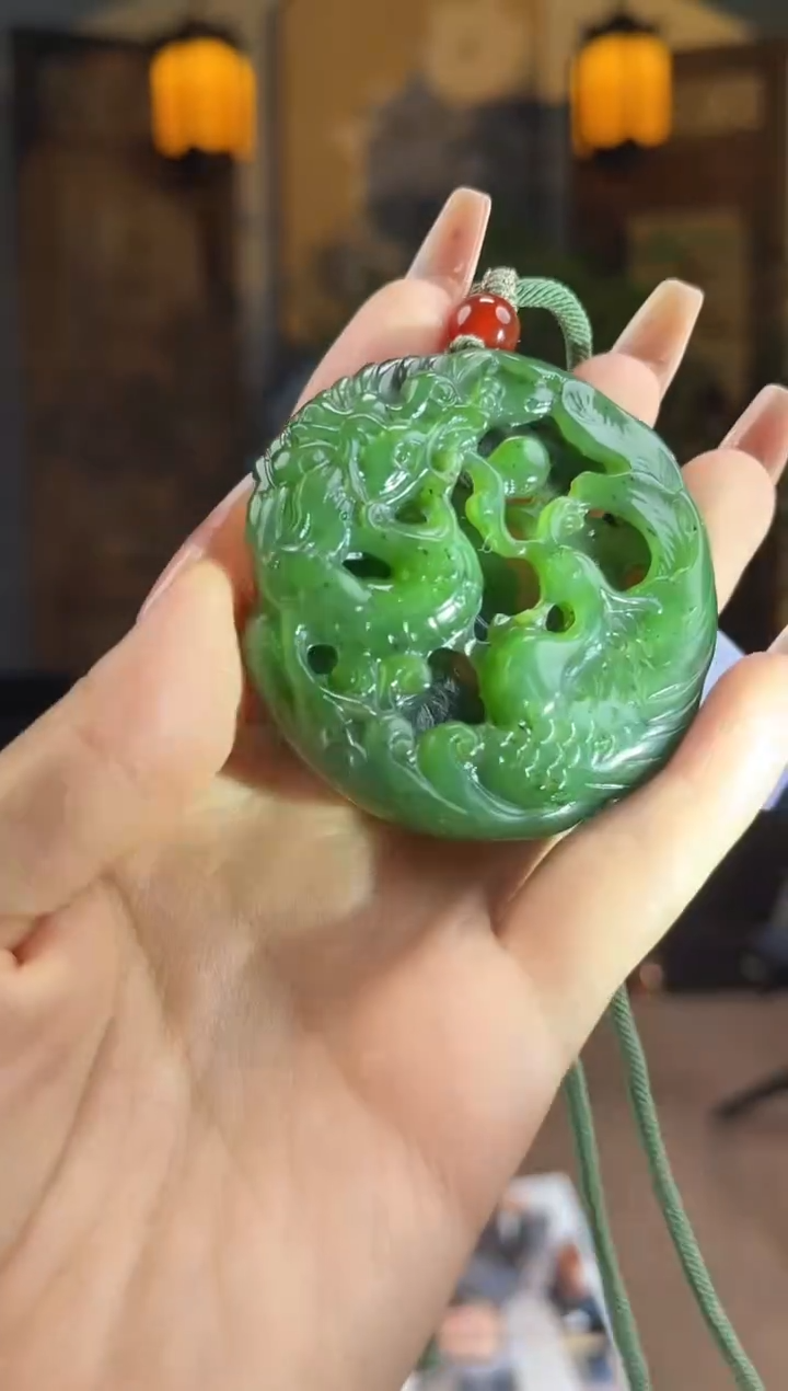 和田玉未镶嵌颈饰S664