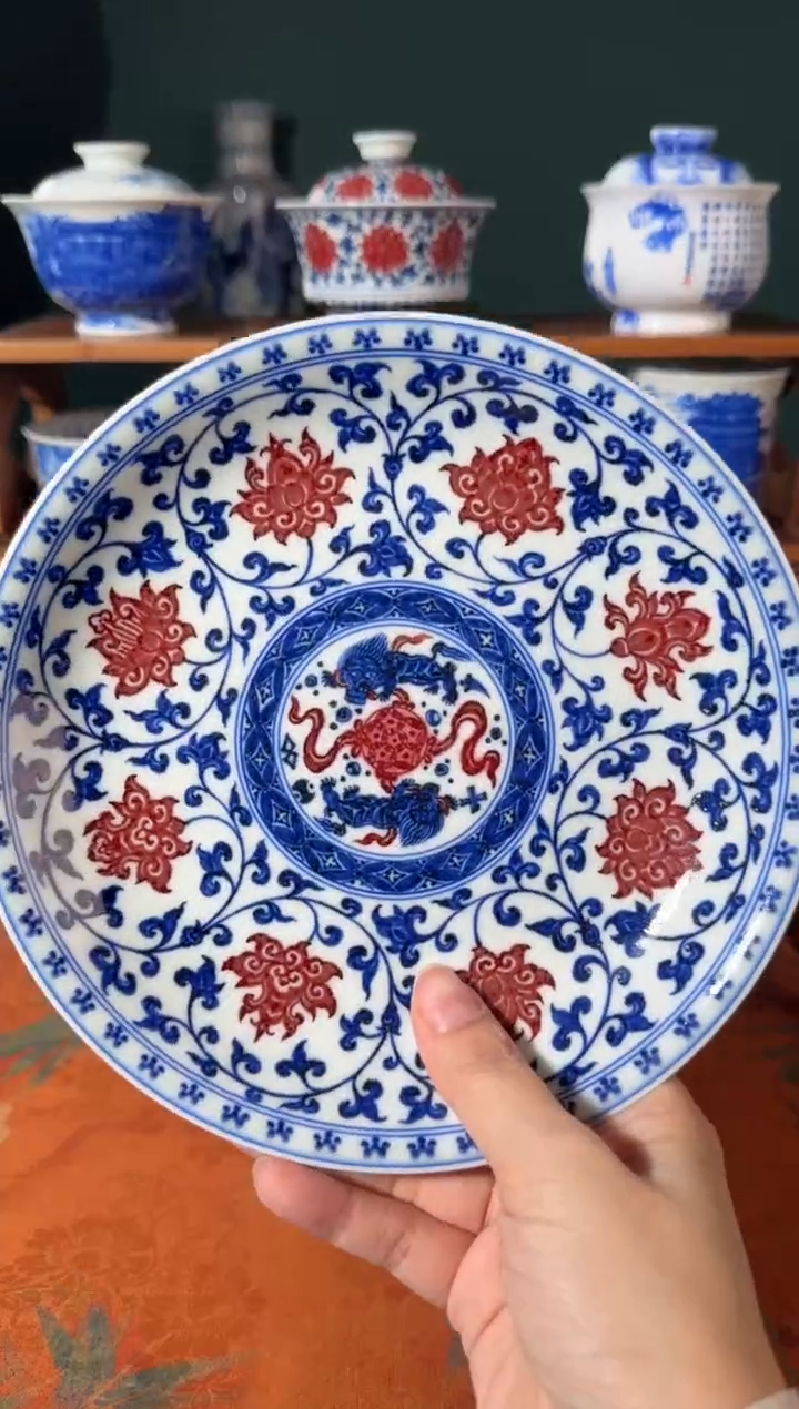 【闪购商品】杯永明尚玩缠枝狮子壶承