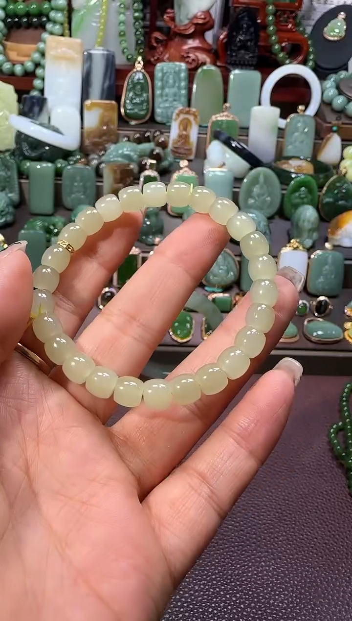 手串未镶嵌和田玉【宏814】33