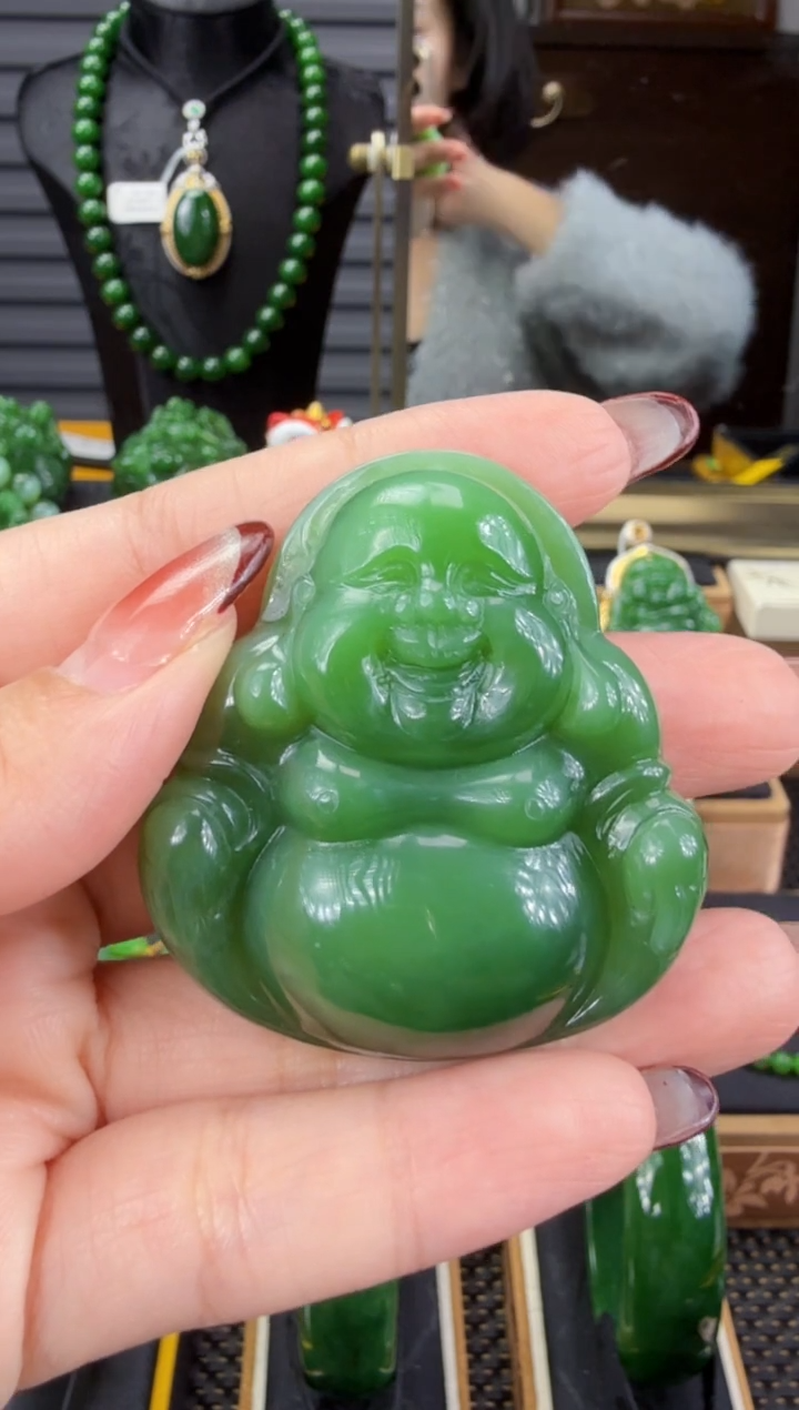 【闪购商品】和田玉（碧玉）吊坠(不含链)未镶嵌 