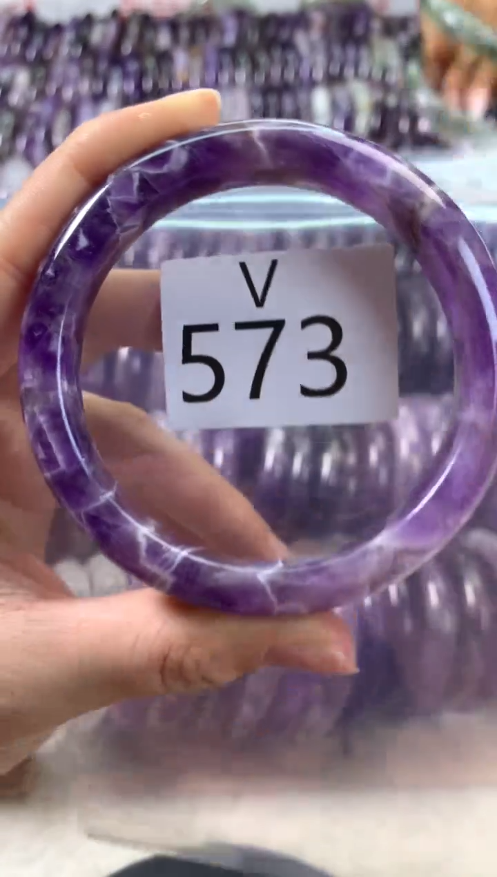 【闪购商品】水晶水晶手镯V未镶嵌573-60