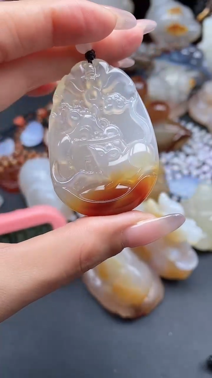 【闪购商品】玛瑙/玉髓颈饰未镶嵌dd