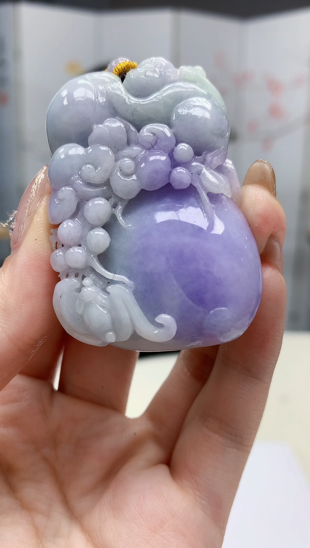 【闪购商品】定制翡翠未镶嵌4852jw-毛货挂件119赠珠链