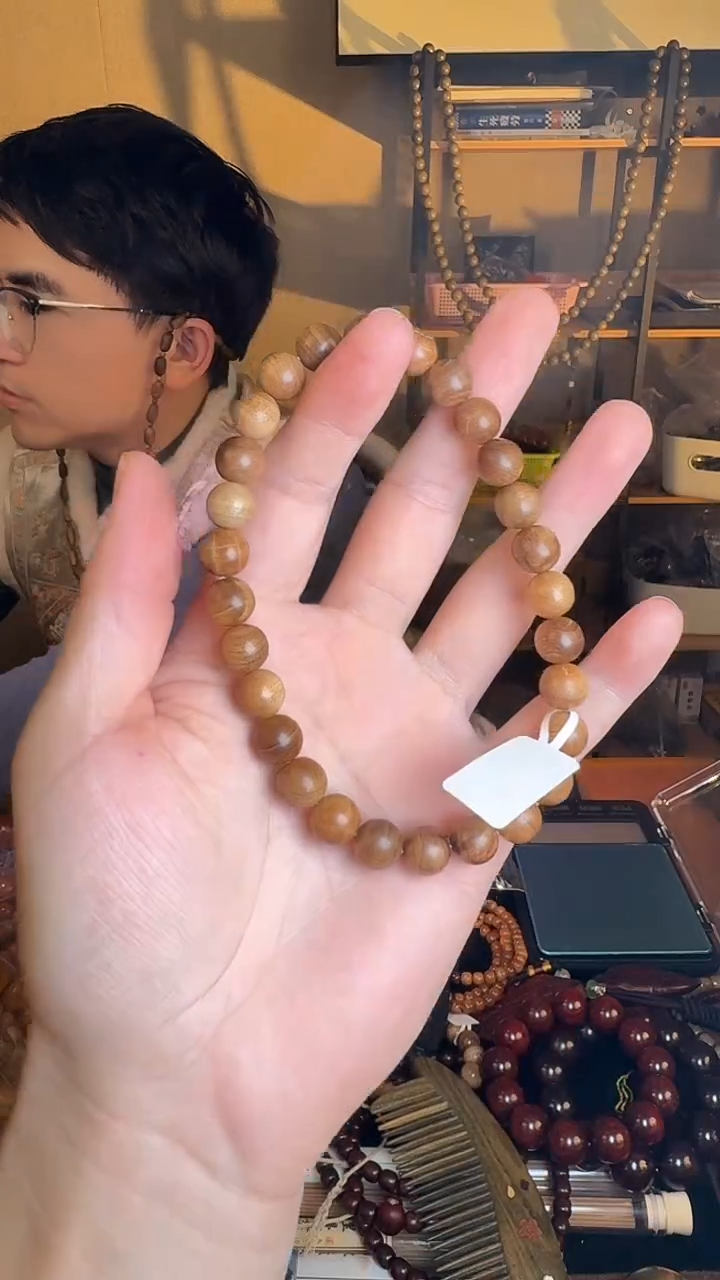 檀香木手串/手链10mm手持 13.3g