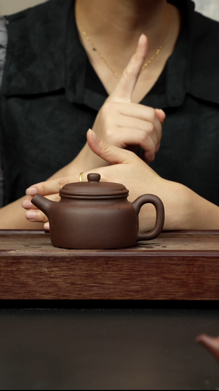 紫砂茶壶老紫泥 大亨德钟