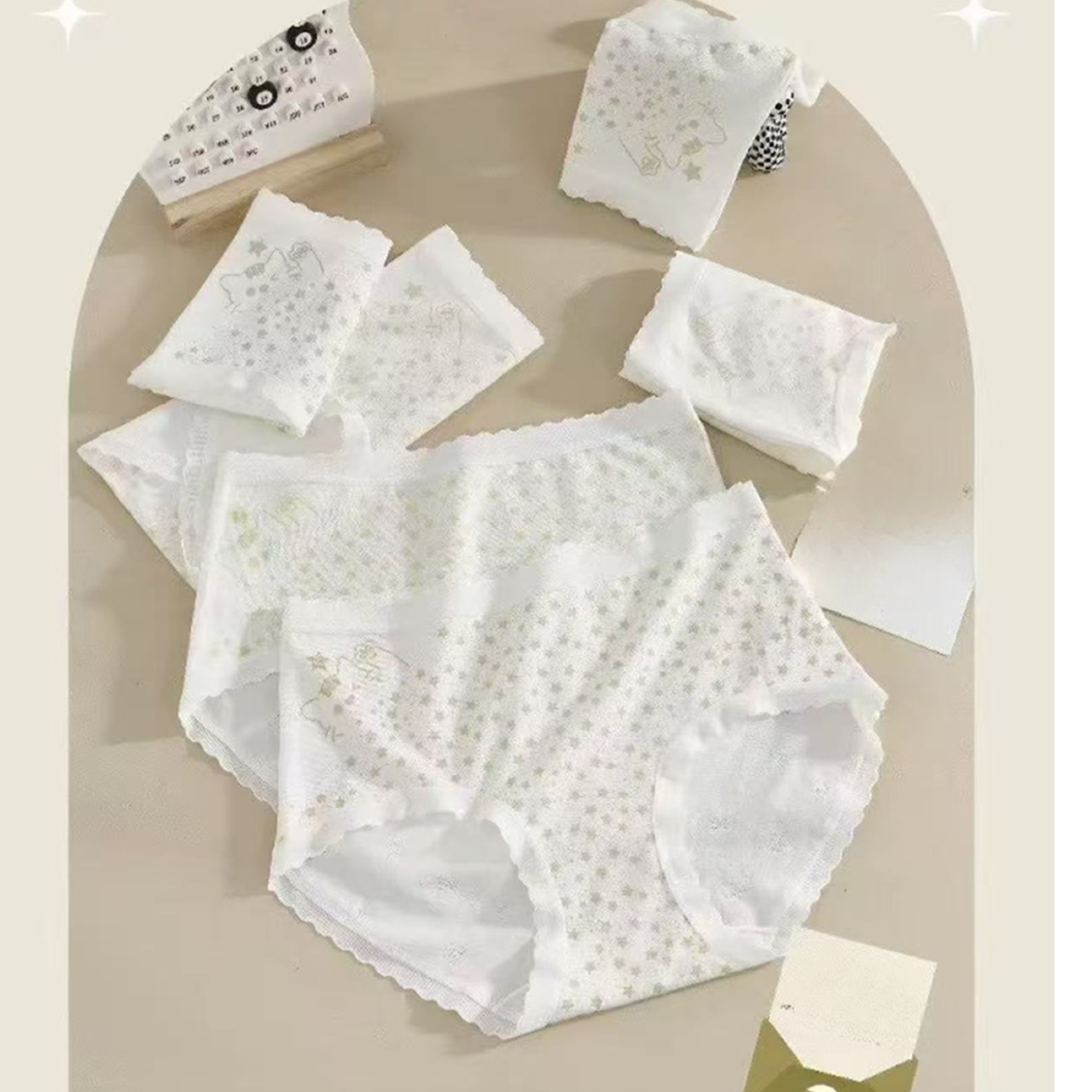 5533小清新舒适洋气潮流女士内裤