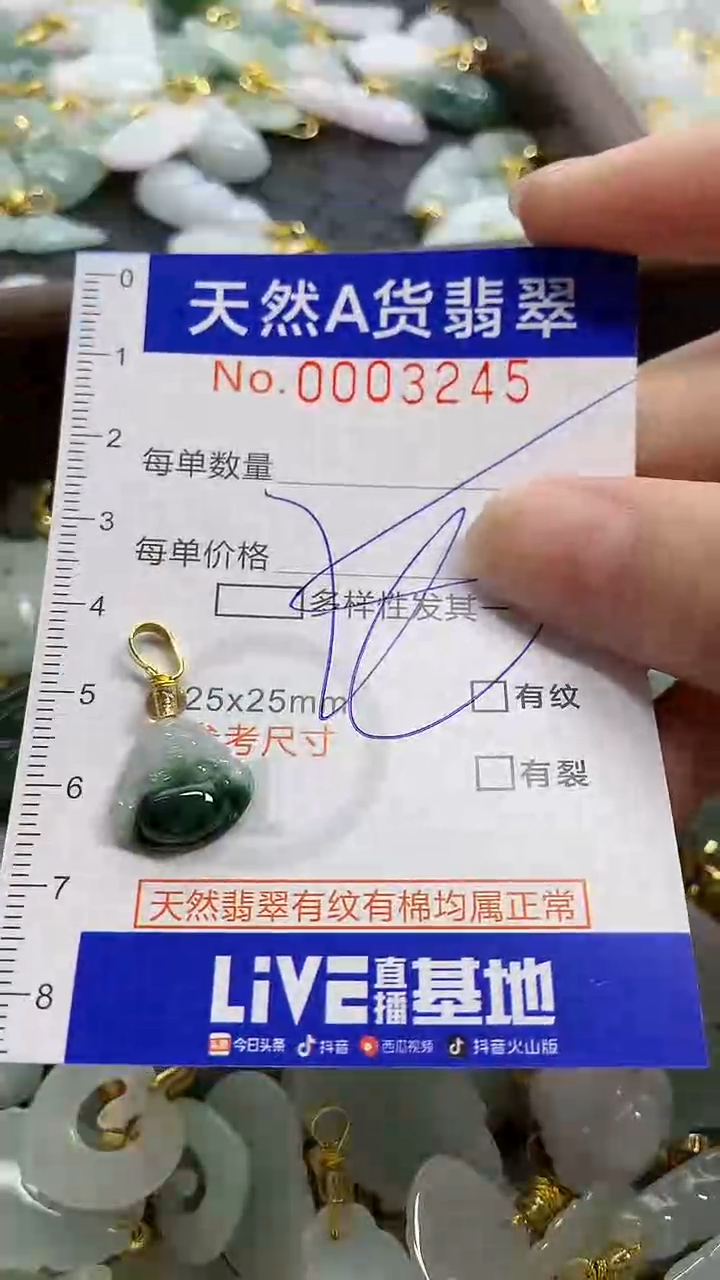 颈饰未镶嵌翡翠天然A货翡翠