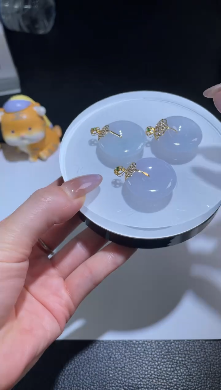 【闪购商品】定制翡翠18K金镶嵌DDJ22665/多样性发一件