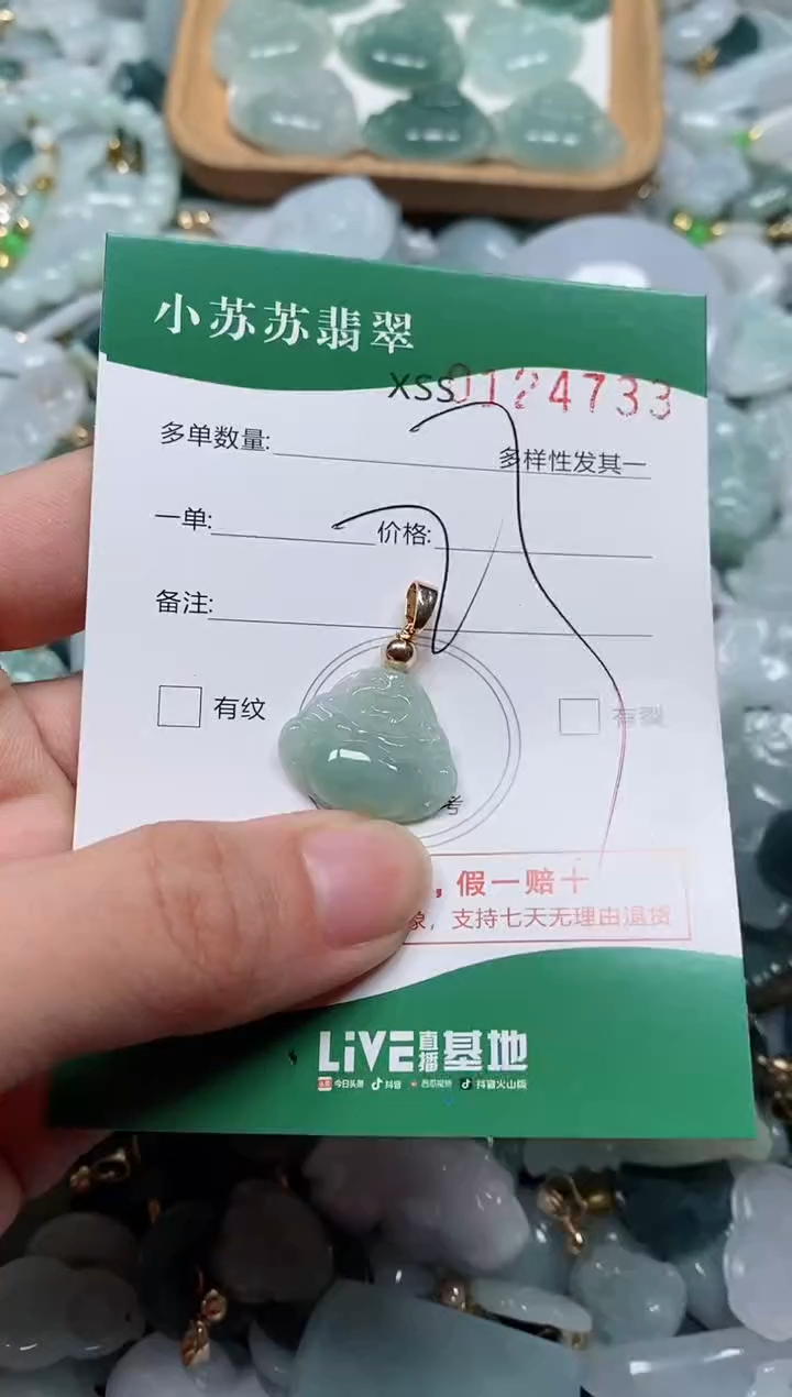 【闪购商品】翡翠颈饰未镶嵌闪购商品0124753