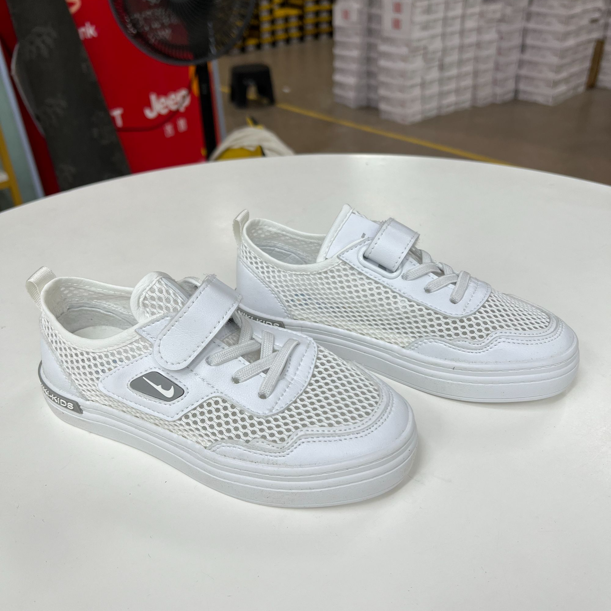 2580童鞋夏天单网板鞋新款男女童小白鞋软底学生运动鞋