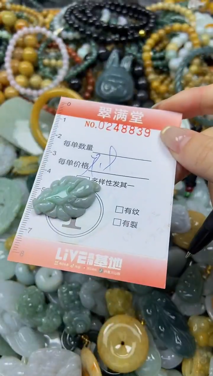 未镶嵌挂件翡翠闪购0248839