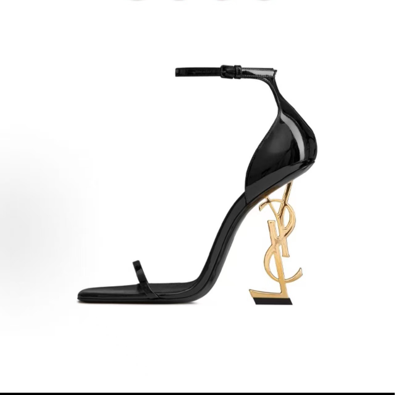 未使用 YSL/圣罗兰 YSL一字带高跟鞋 36 38.5