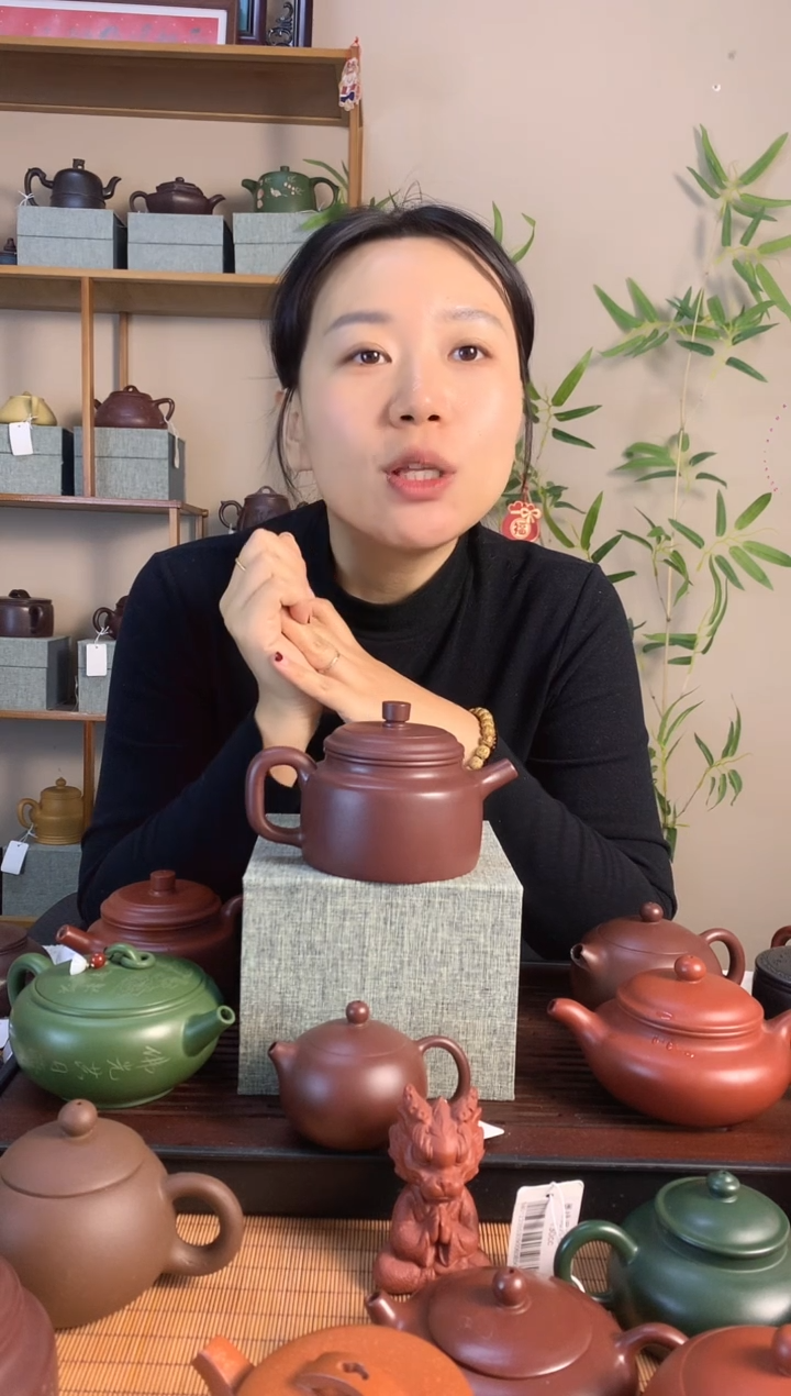 茶壶紫砂@**好精品纯手工紫泥光器德钟紫砂茶壶