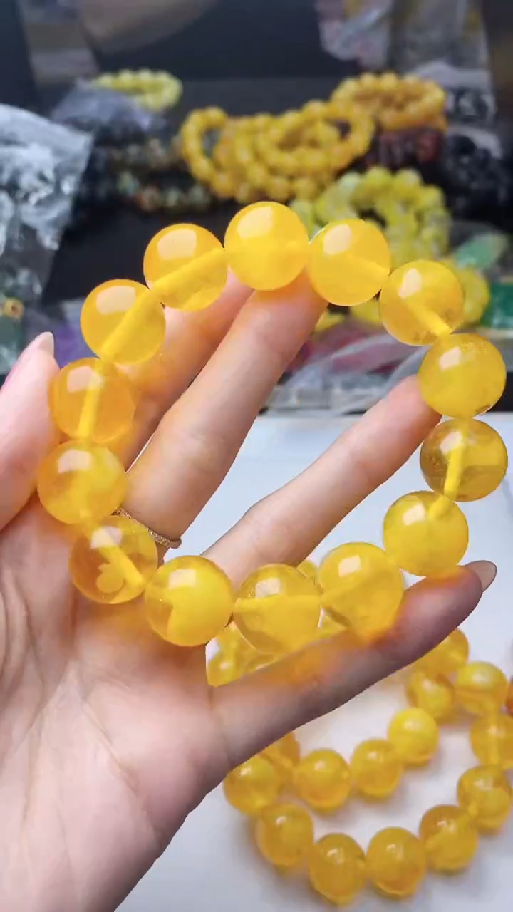 未镶嵌蜜蜡手链53    k16