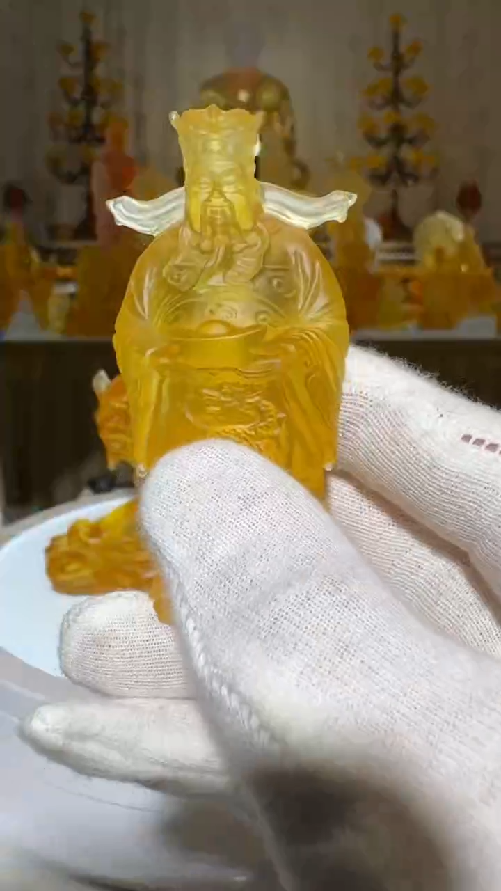 手工艺品琉璃匠门琉璃小号财爷爷