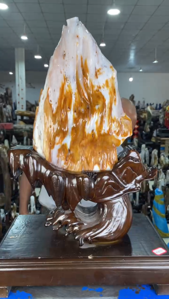 【闪购商品】硅化玉摆件未镶嵌60