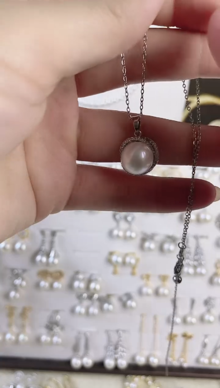 合金耳饰淡水珍珠97