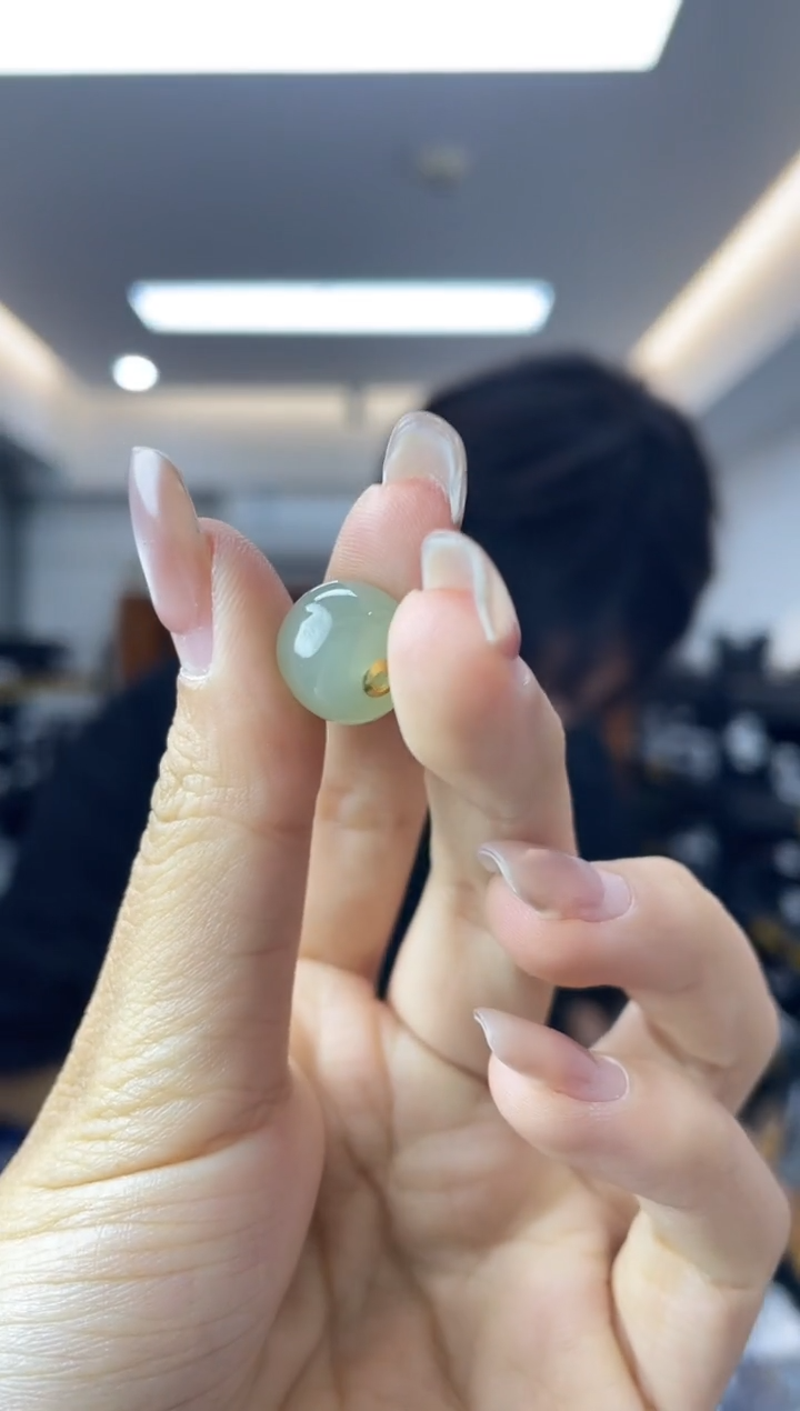 和田玉18K金镶嵌颈饰多样性一件发货