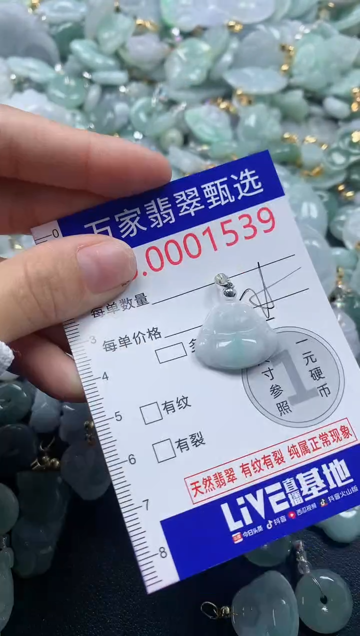 吊坠(不含链)未镶嵌翡翠1539