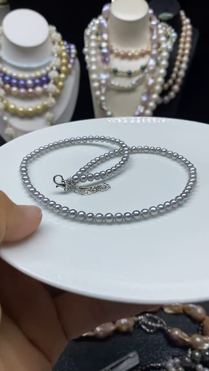颈饰未镶嵌淡水珍珠多人