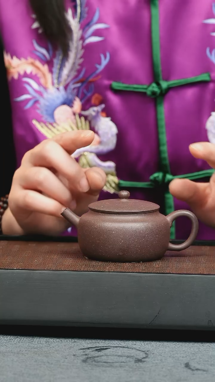【闪购商品】紫砂茶壶五堂 桑扁-底槽清
