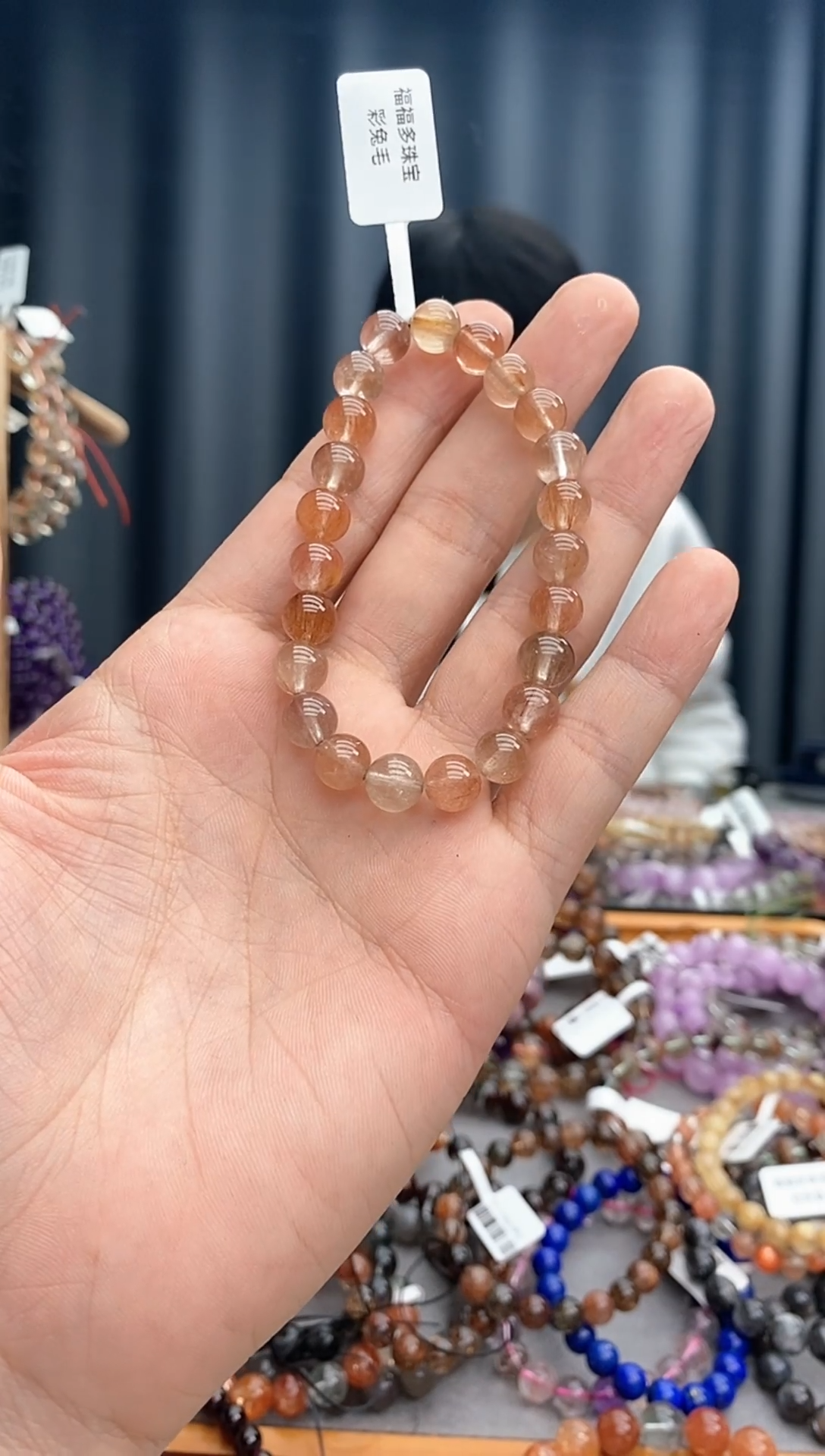 【闪购商品】水晶手链未镶嵌彩兔毛